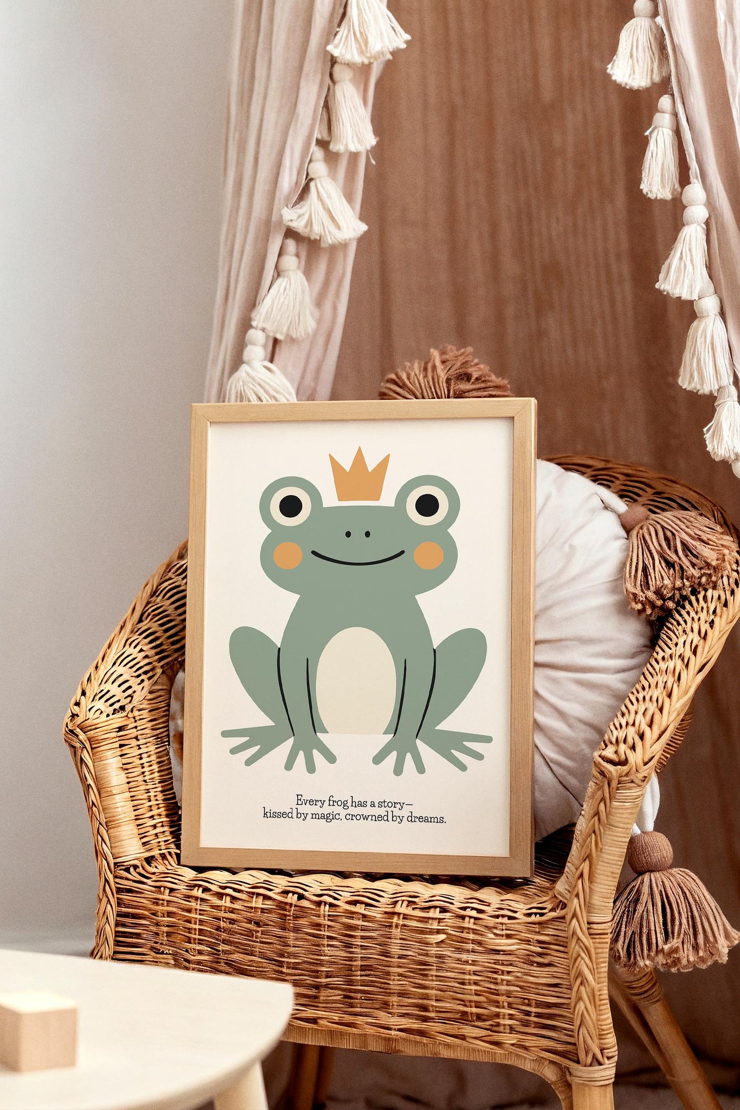 Magical Frog Poster – Kids Room Wall Art