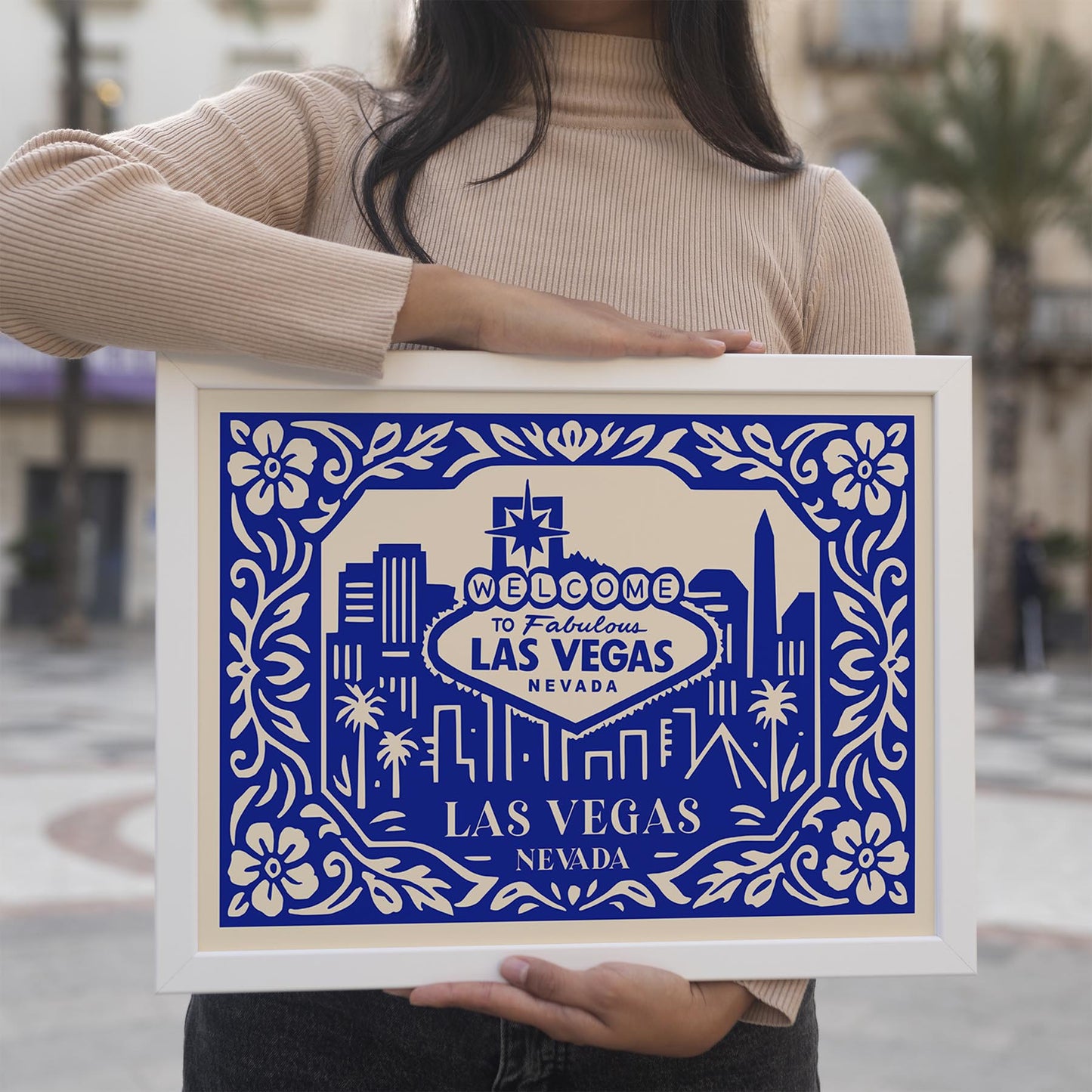 Las Vegas Nevada Poster - Horizontal Travel Wall Art