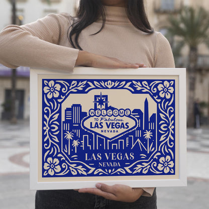 Las Vegas Nevada Poster - Horizontal Travel Wall Art