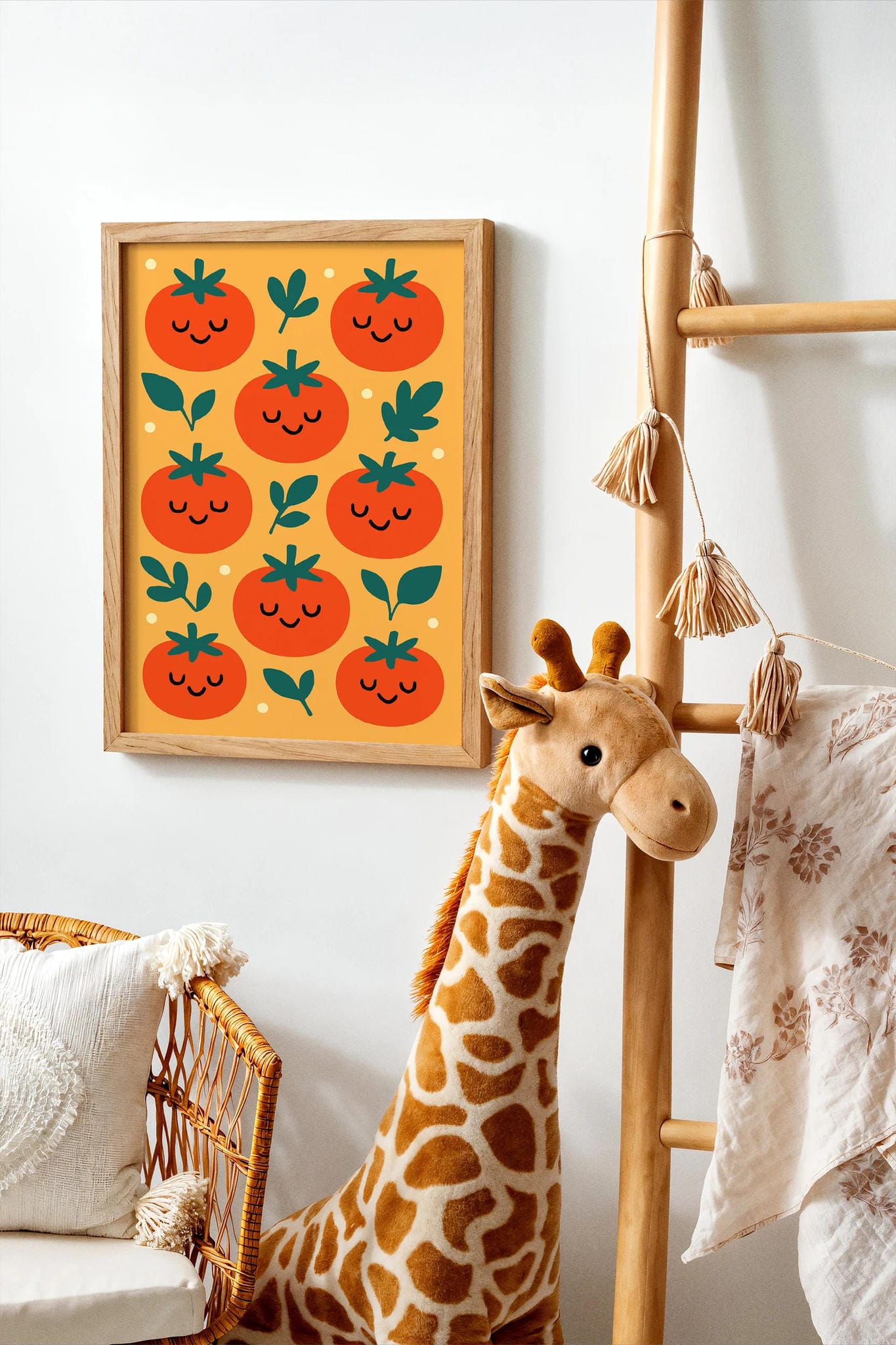 Happy Tomatoes Wall Art – Playful Kitchen Decor