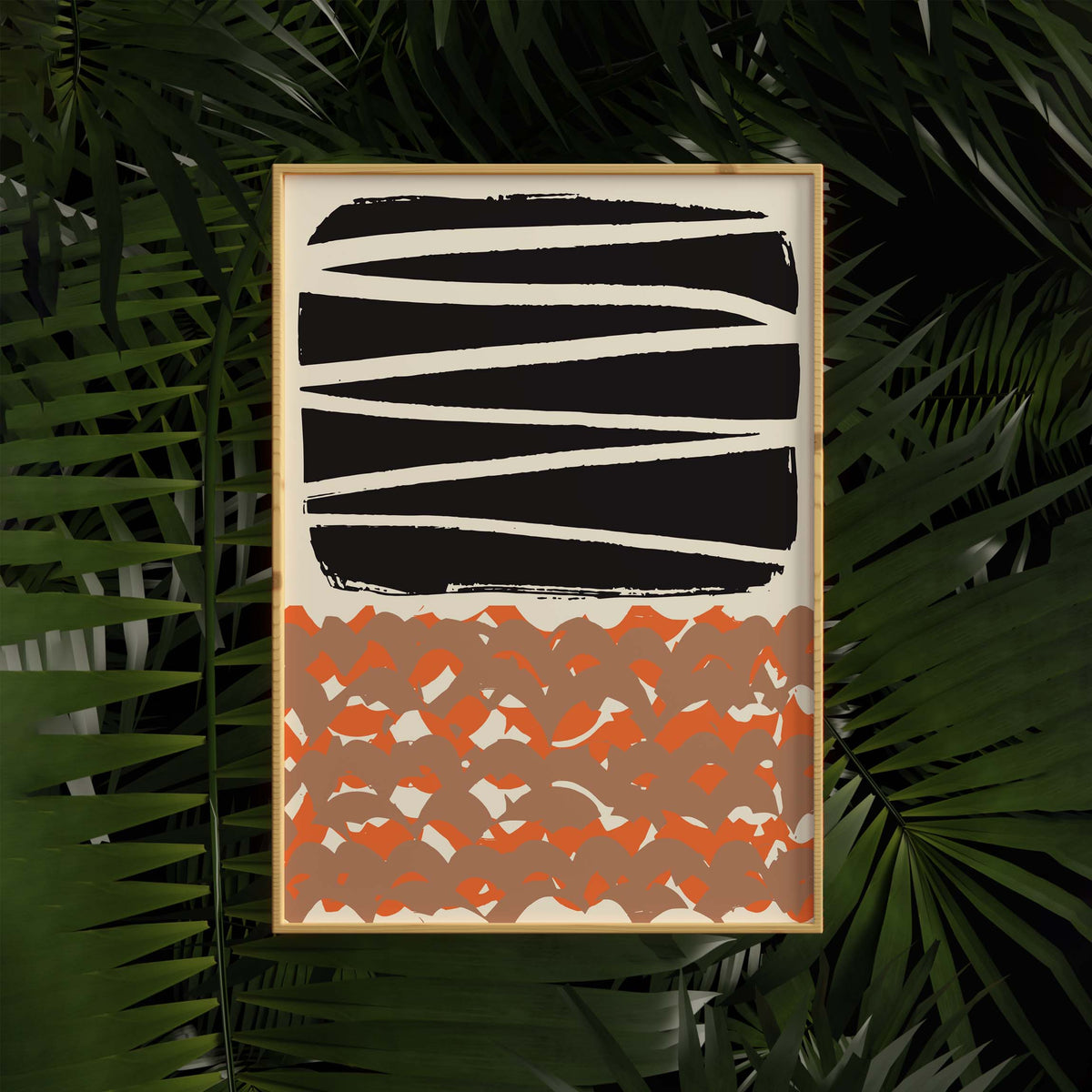 Abstract Geometric Wall Print