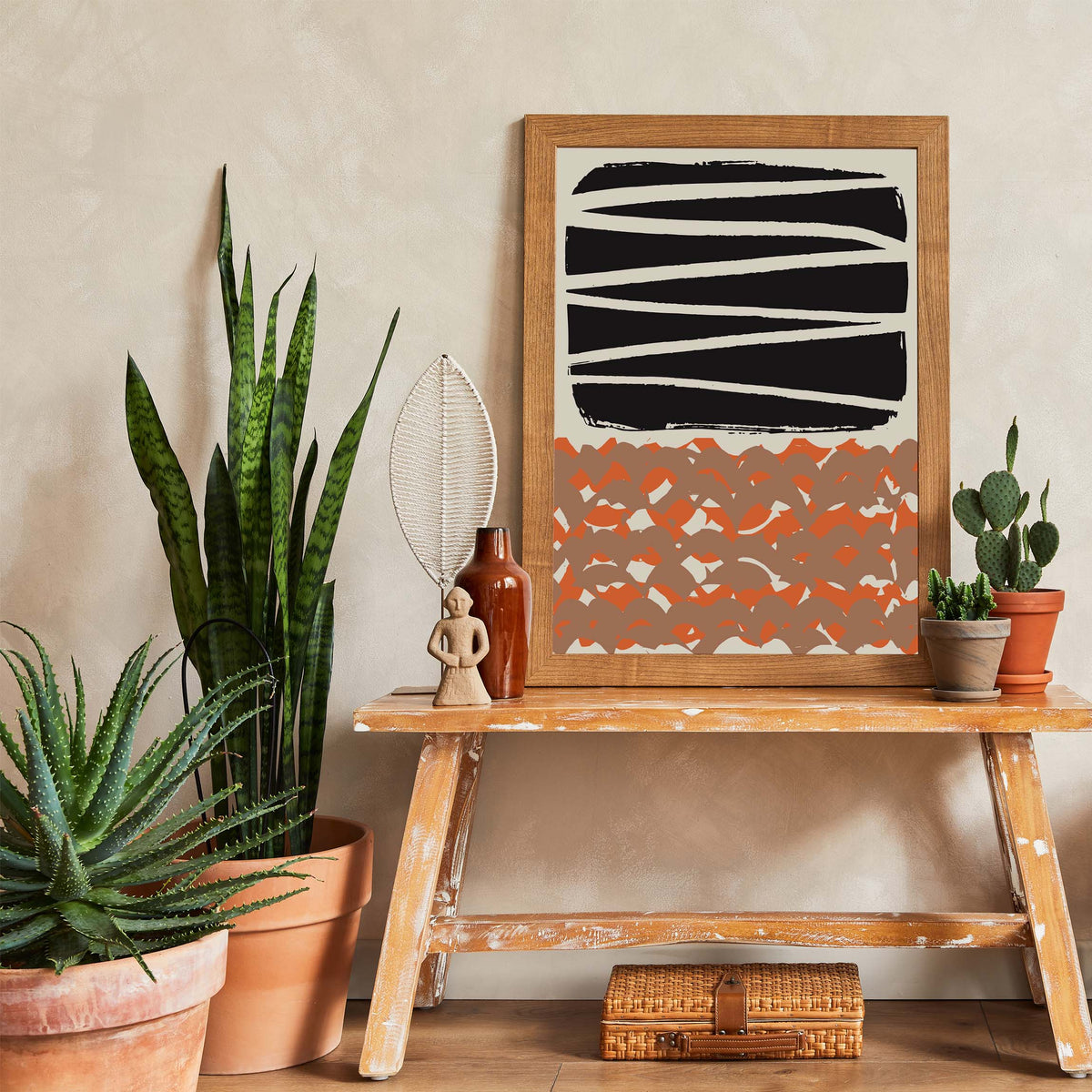 Abstract Geometric Wall Print