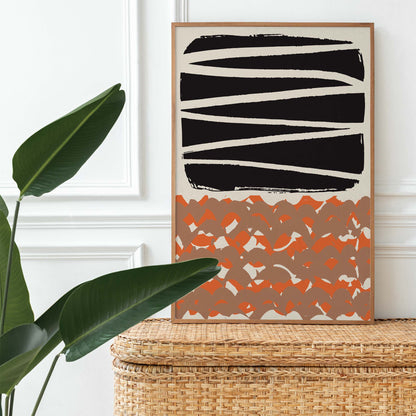 Abstract Geometric Wall Print