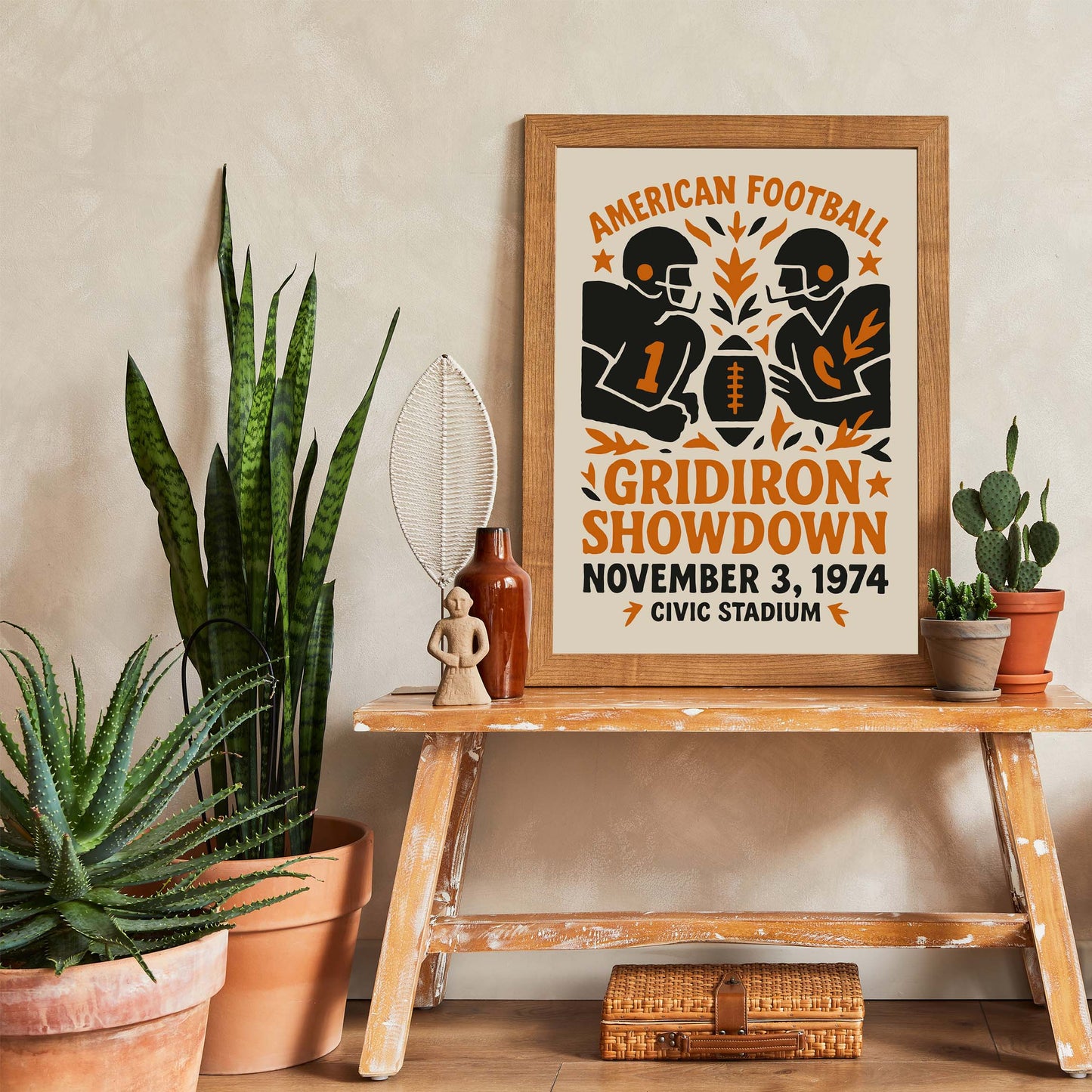 American Football Gridiron Poster