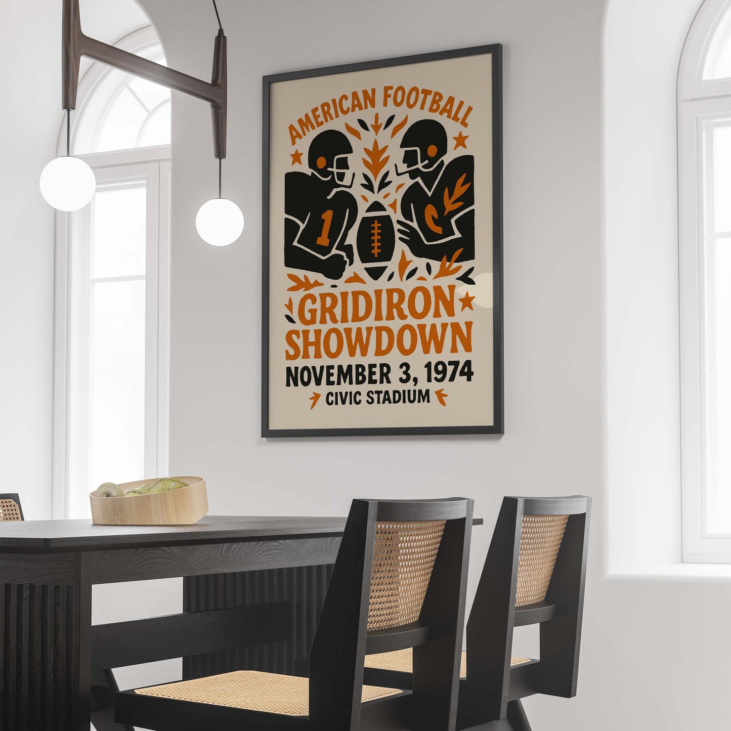 American Football Gridiron Poster
