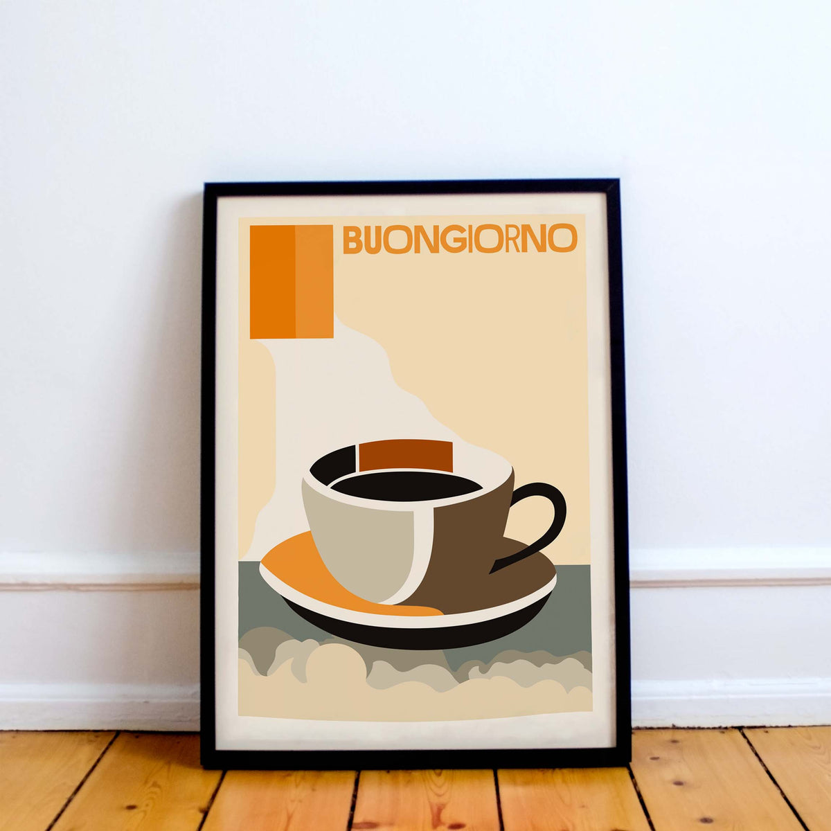 Buongiorno Italian Coffee Kitchen Poster Print