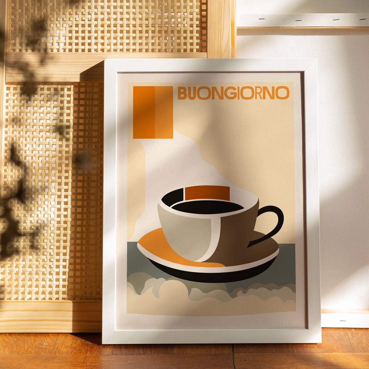 Buongiorno Italian Coffee Kitchen Poster Print