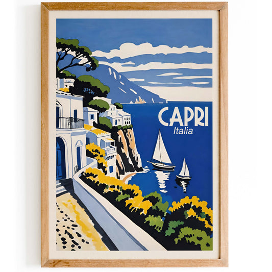 Capri Italy Travel Wall Art