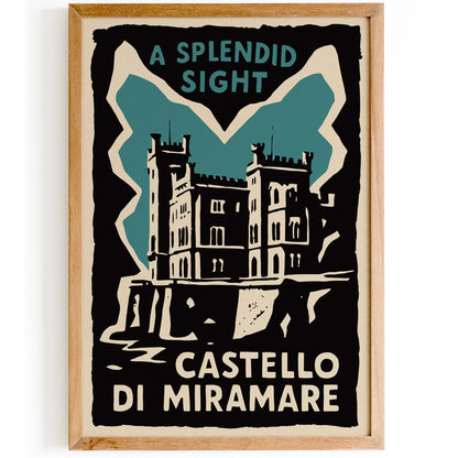 Castello Di Miramare Poster
