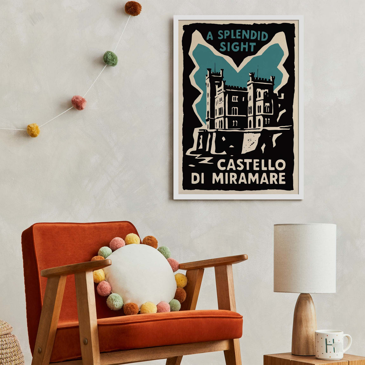 Castello Di Miramare Poster