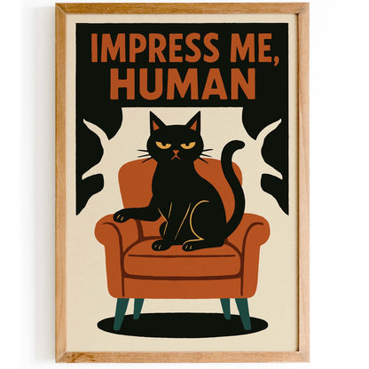 Cat Attitude Wall Art Print