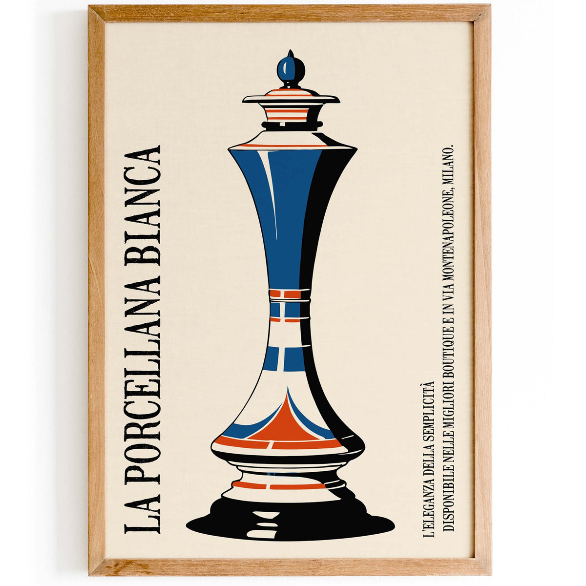Decorative Italian Porcelain Vase Print