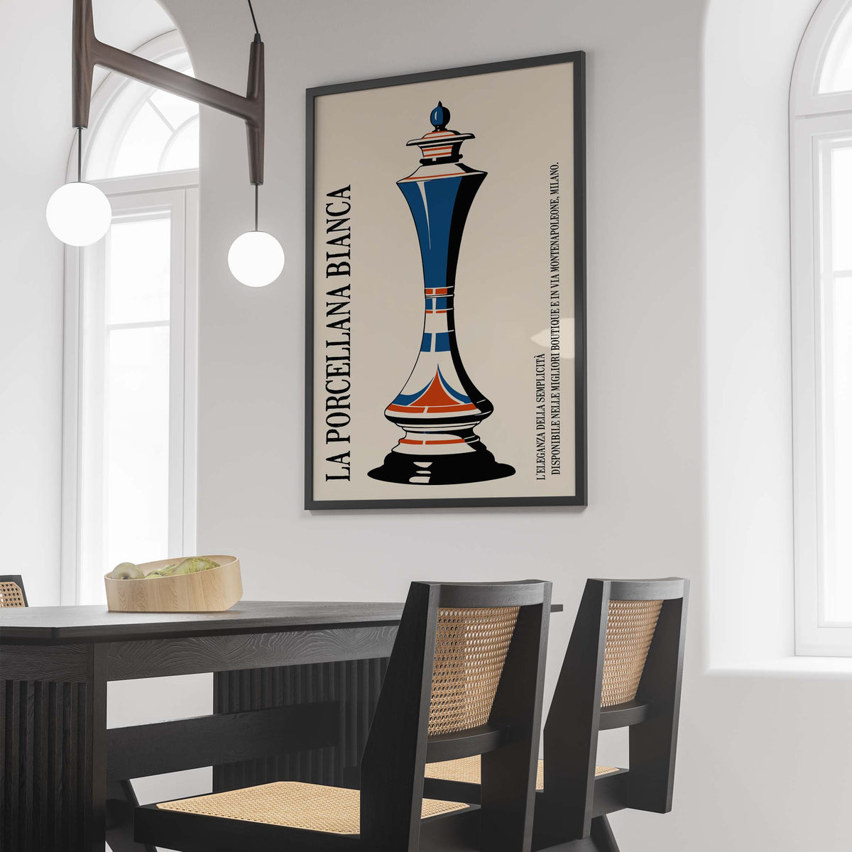 Decorative Italian Porcelain Vase Print