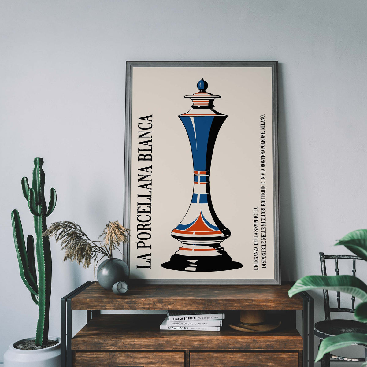 Decorative Italian Porcelain Vase Print