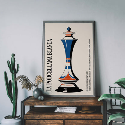 Decorative Italian Porcelain Vase Print