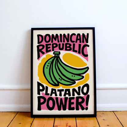 Dominican Republic Latino Power Poster