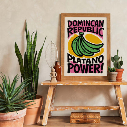 Dominican Republic Latino Power Poster