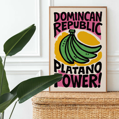 Dominican Republic Latino Power Poster