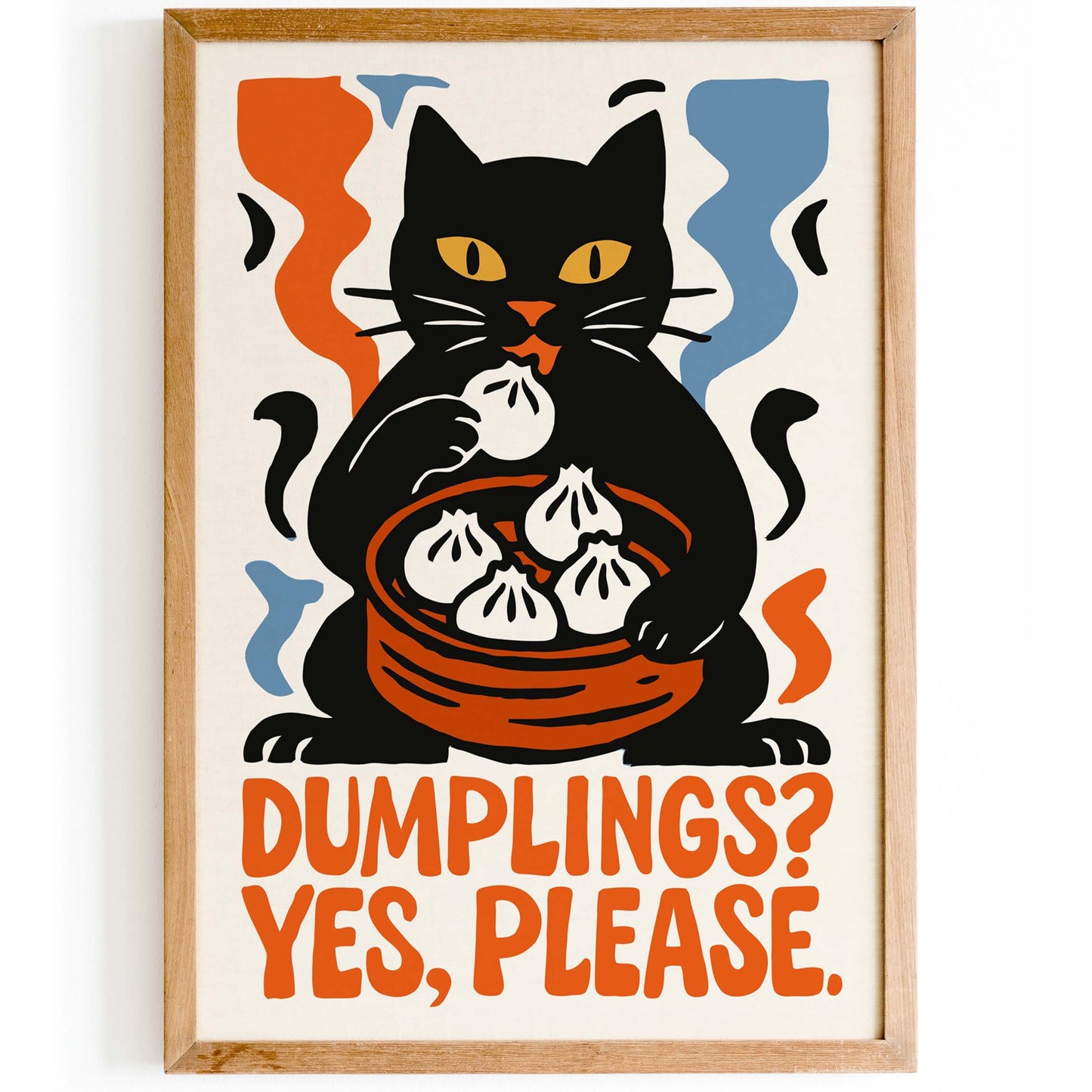 Dumplings Kitchen Wall Art Print