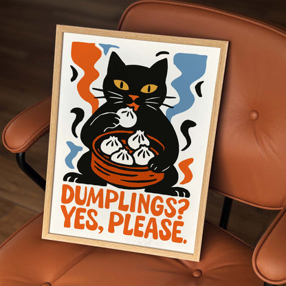 Dumplings Kitchen Wall Art Print