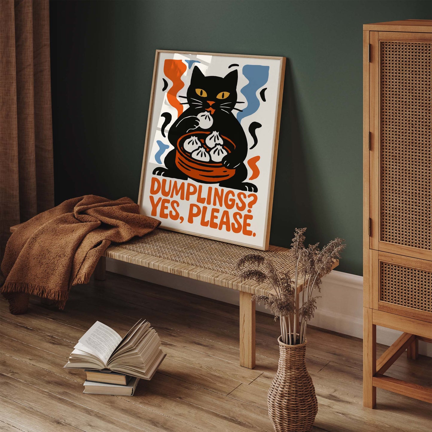 Dumplings Kitchen Wall Art Print