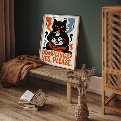 Dumplings Kitchen Wall Art Print