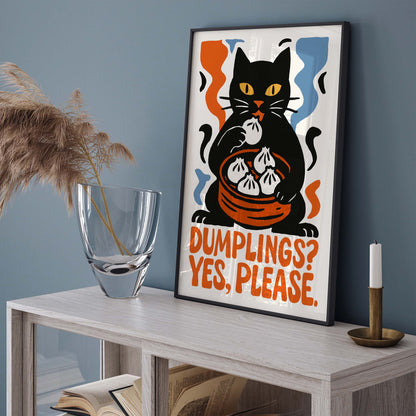 Dumplings Kitchen Wall Art Print
