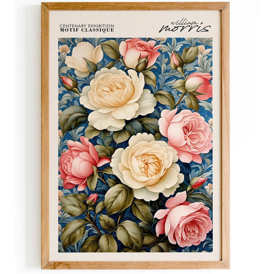 Elegant Classic Roses Wall Art