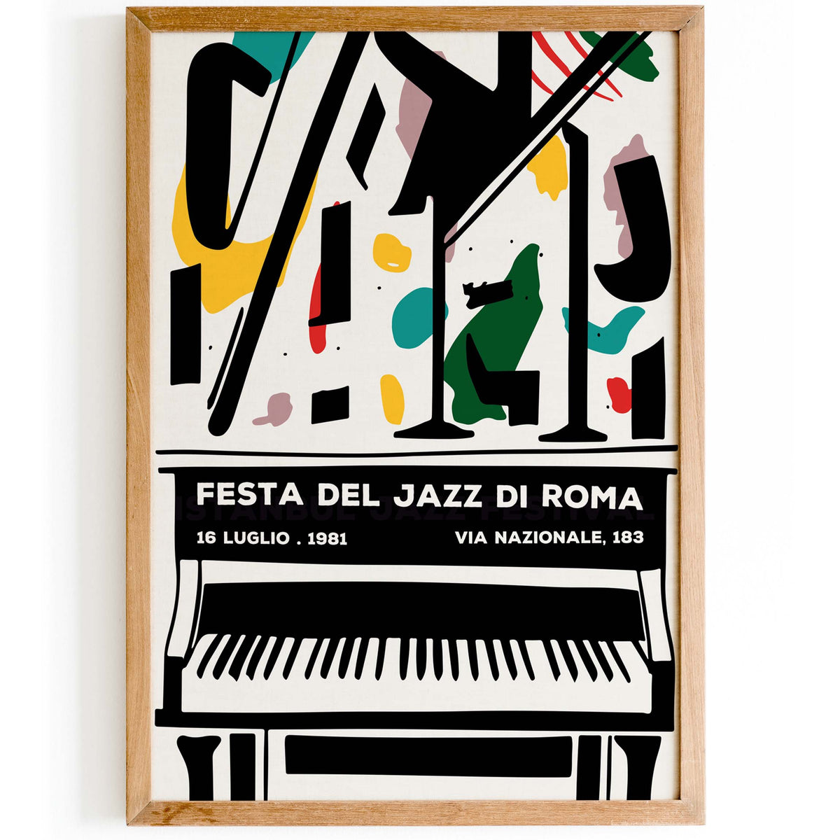 Festa Del Jazz Roma Poster