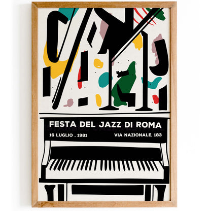 Festa Del Jazz Roma Poster