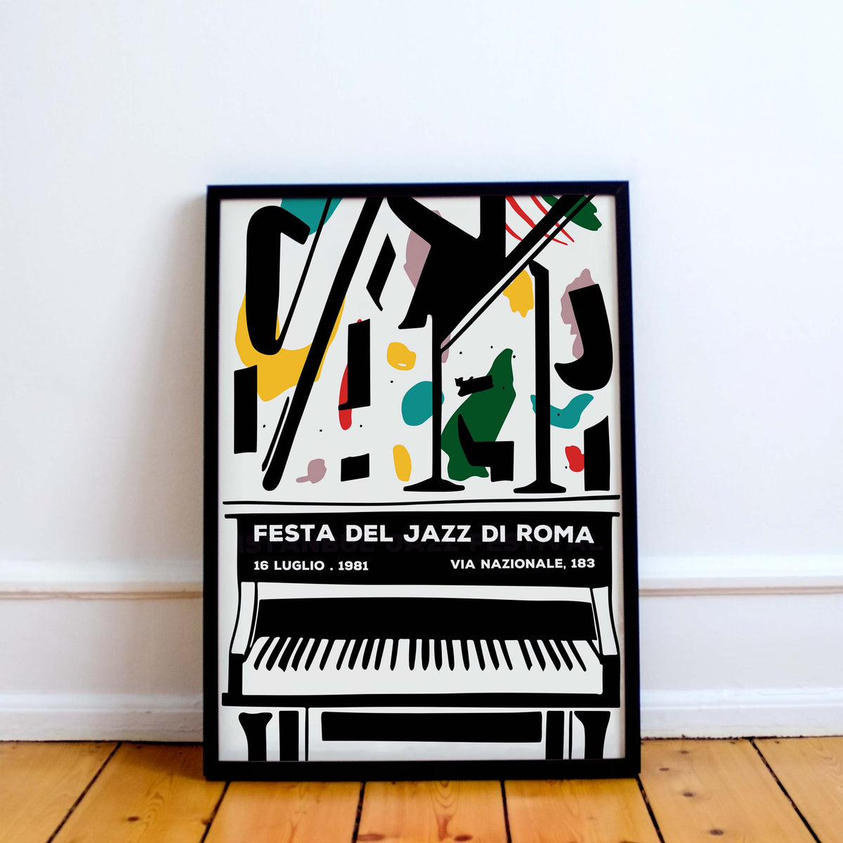 Festa Del Jazz Roma Poster