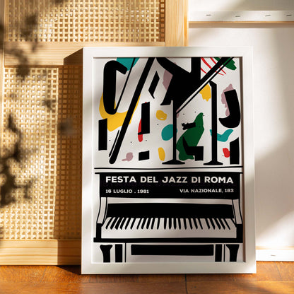 Festa Del Jazz Roma Poster