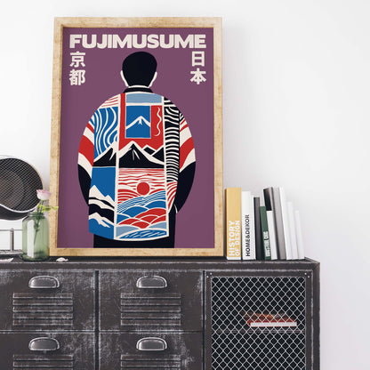 Fujimusume Japanese Poster