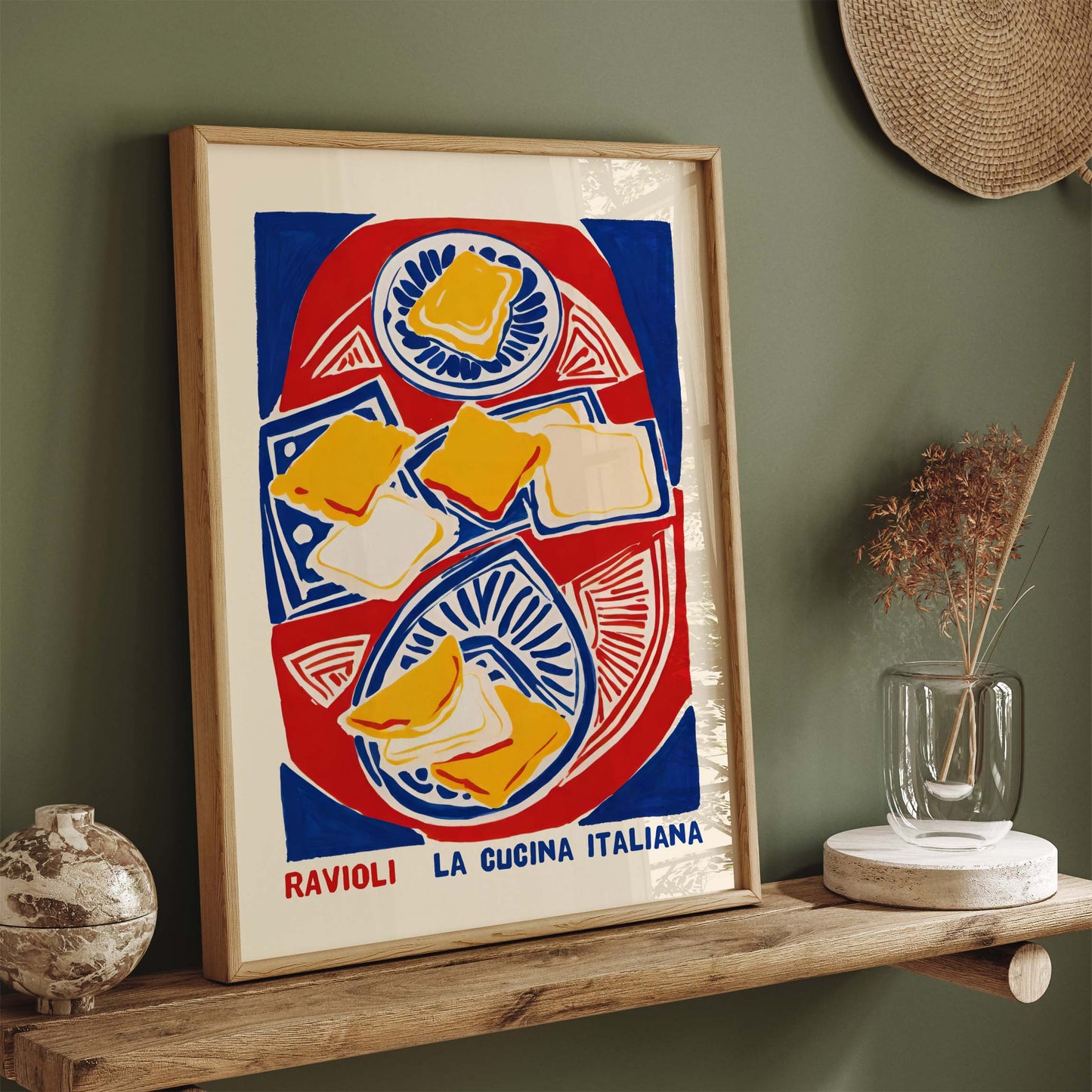 Italian Ravioli Wall Art Print