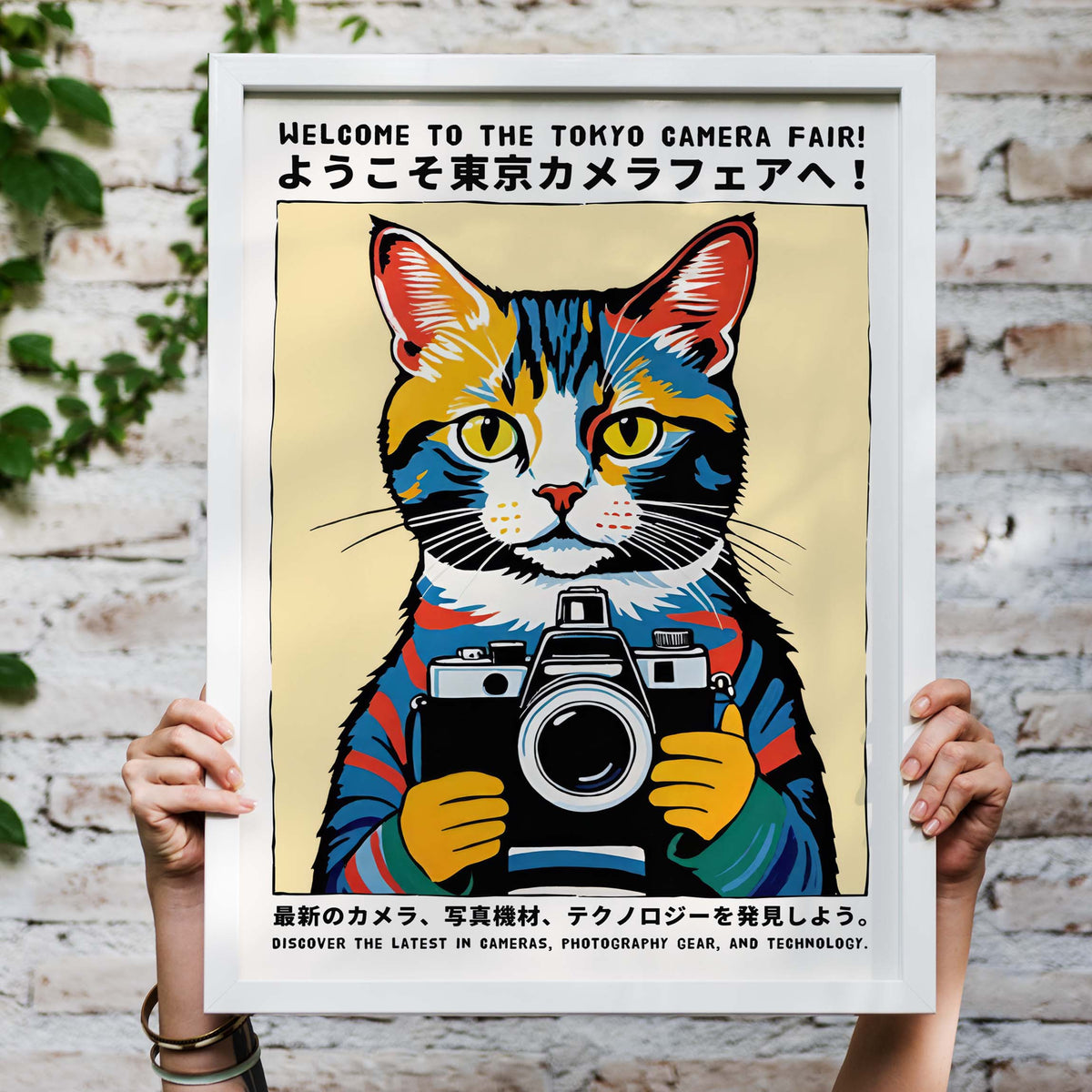 Japanese Tokyo Camera Poster