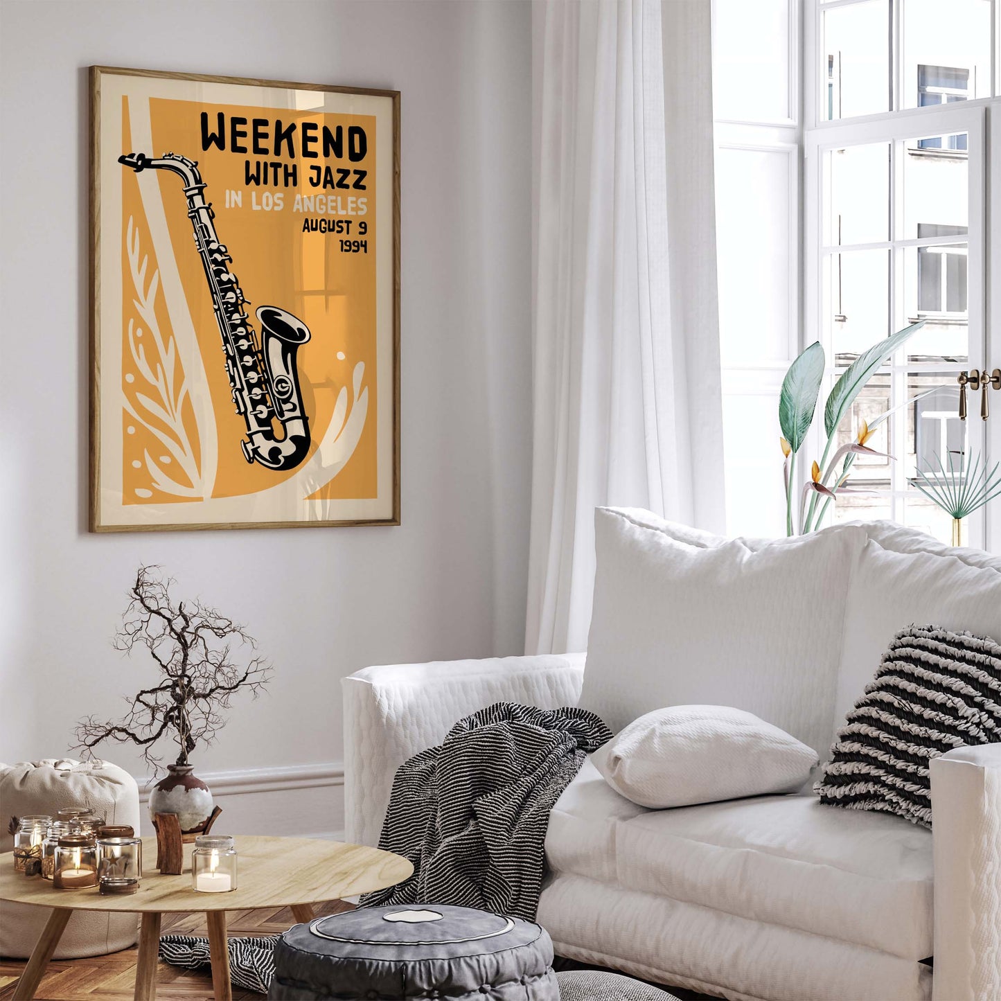 Jazz Los Angeles Wall Art Print