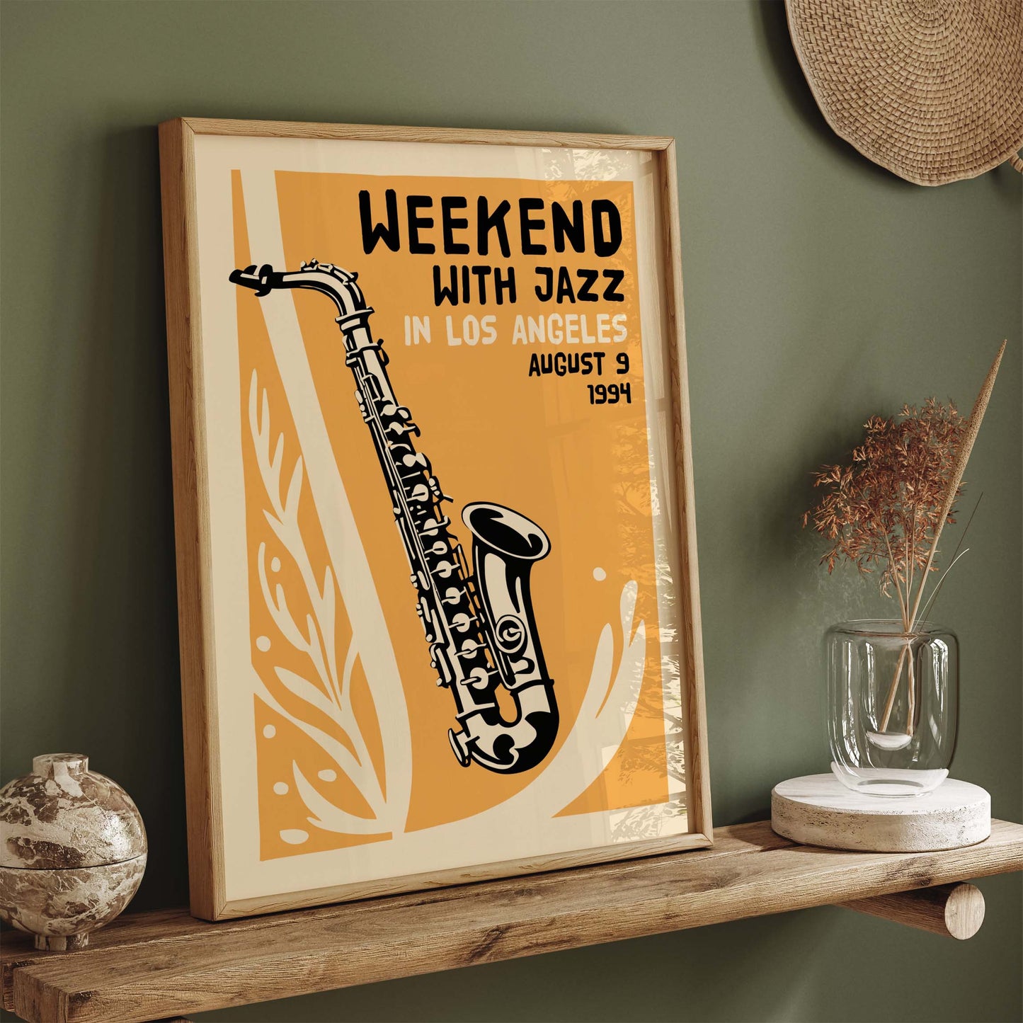 Jazz Los Angeles Wall Art Print