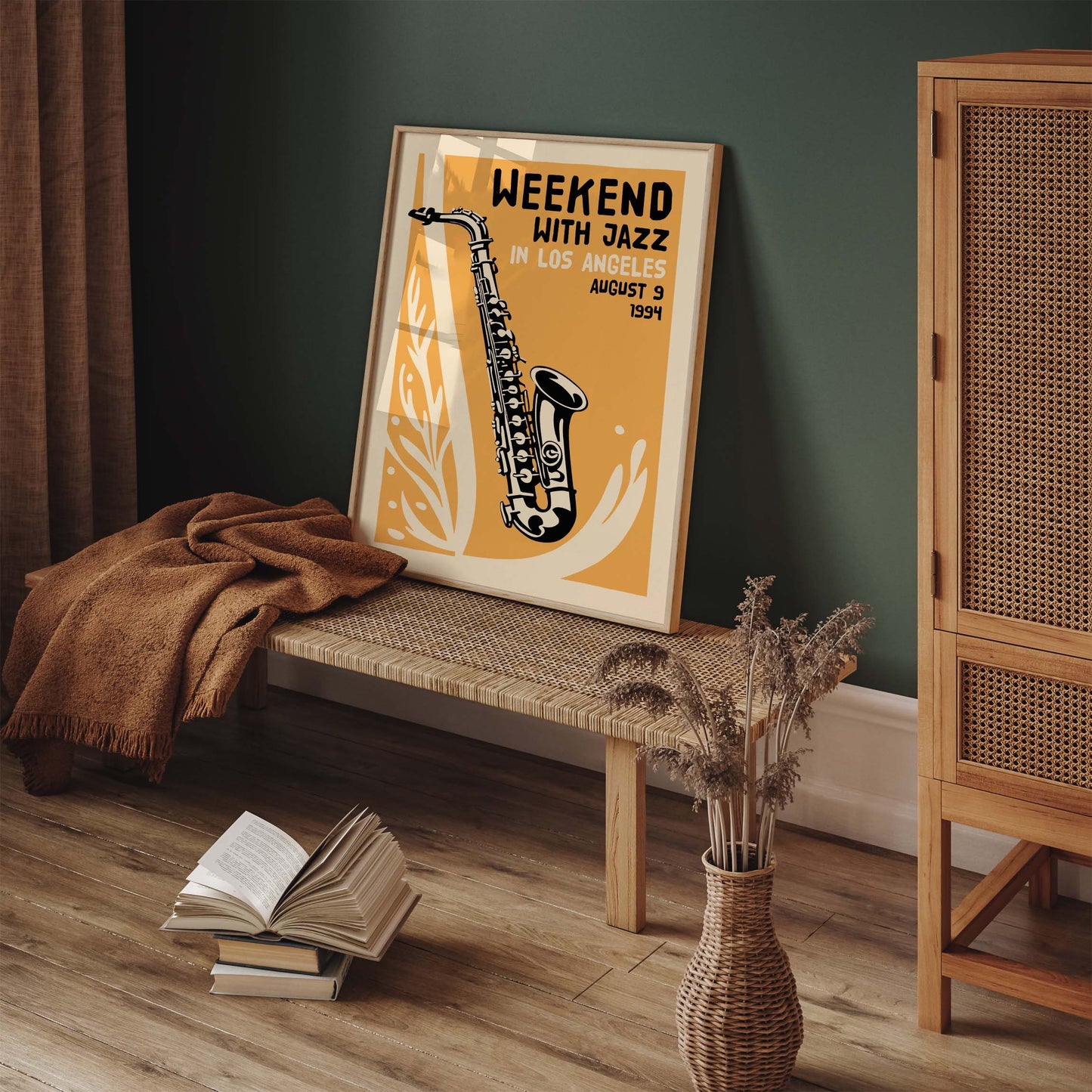 Jazz Los Angeles Wall Art Print