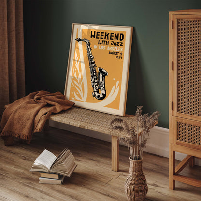 Jazz Los Angeles Wall Art Print