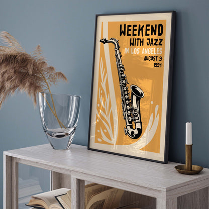 Jazz Los Angeles Wall Art Print