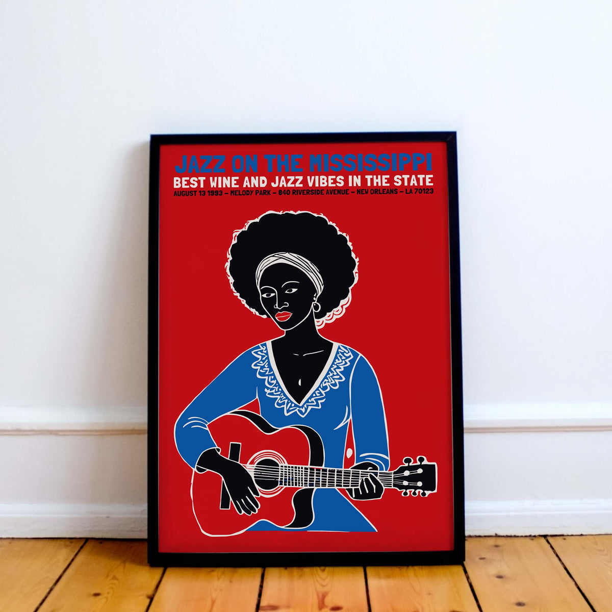 Jazz On The Mississippi Poster