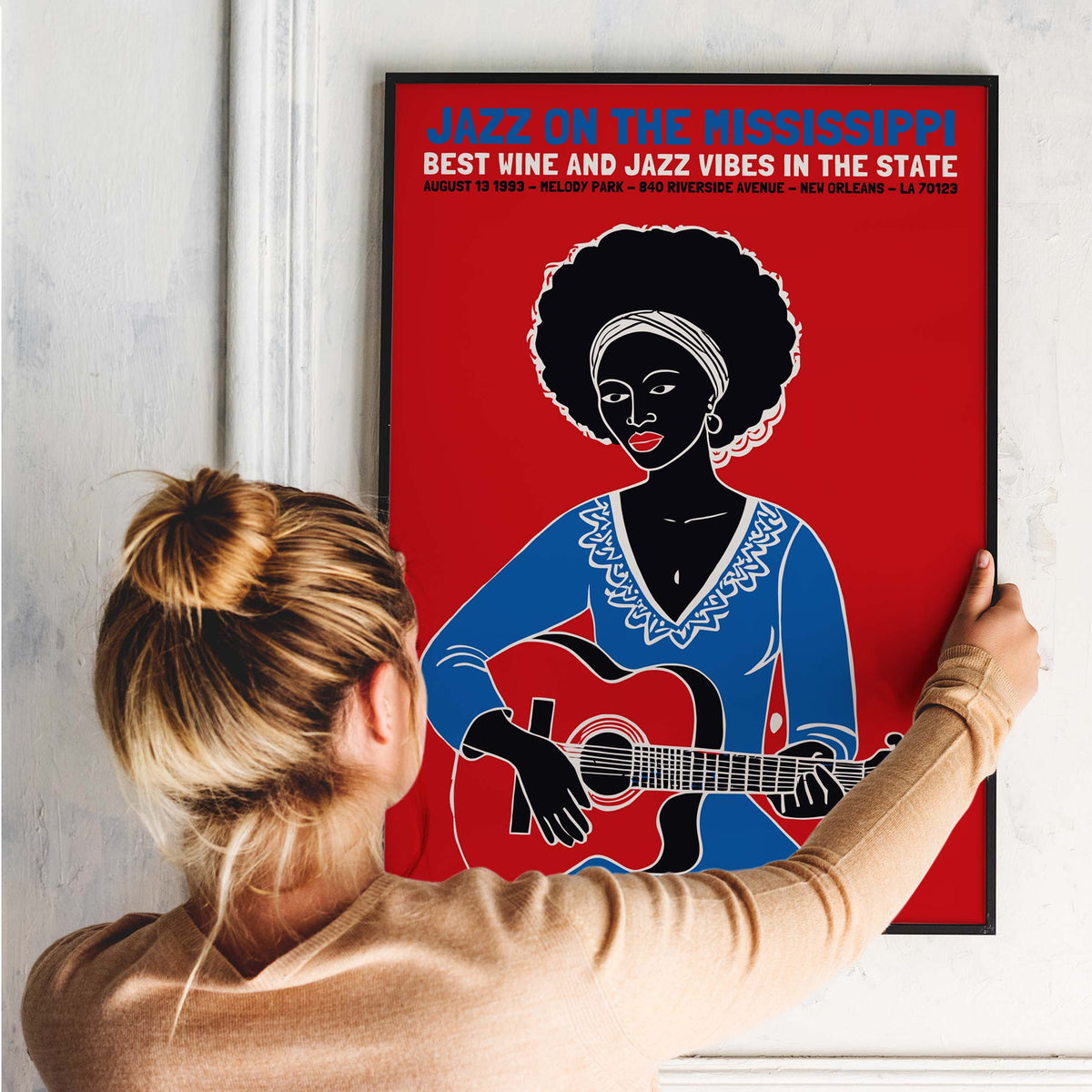 Jazz On The Mississippi Poster