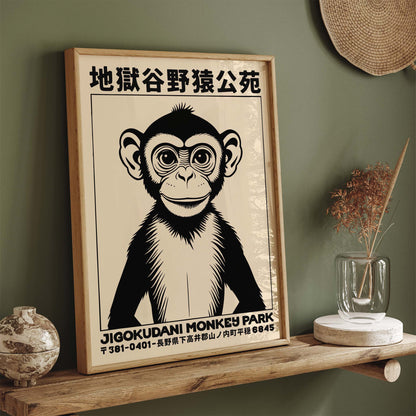 Jigokudani Monkey Park Print