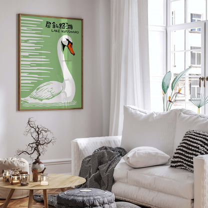 Lake Kussharo Wall Art Print