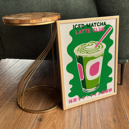 Matcha Latte Wall Art Print