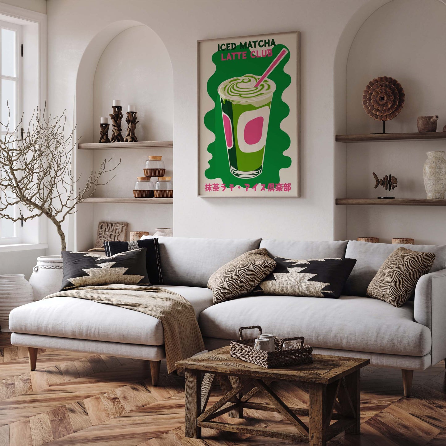 Matcha Latte Wall Art Print