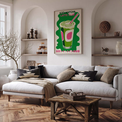 Matcha Latte Wall Art Print