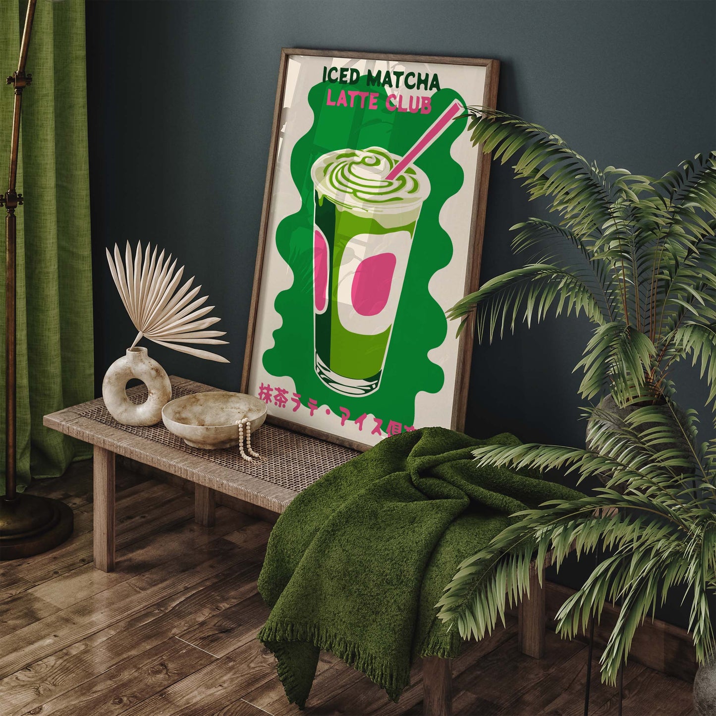 Matcha Latte Wall Art Print