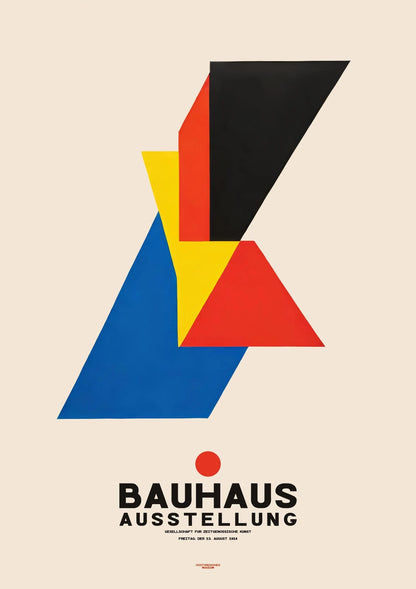 Minmal Bauhaus Architecture Poster