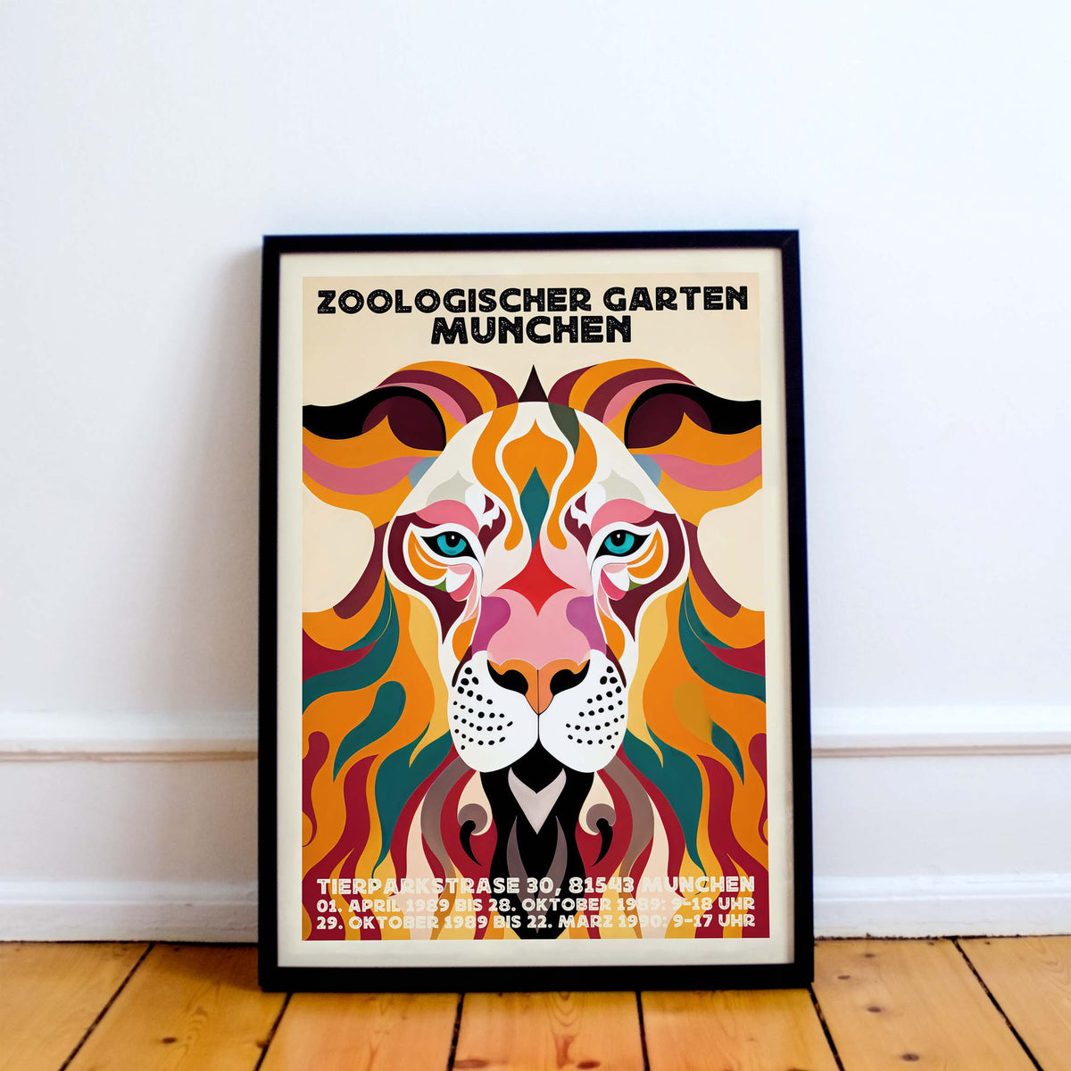 Munich Tiger Poster Print